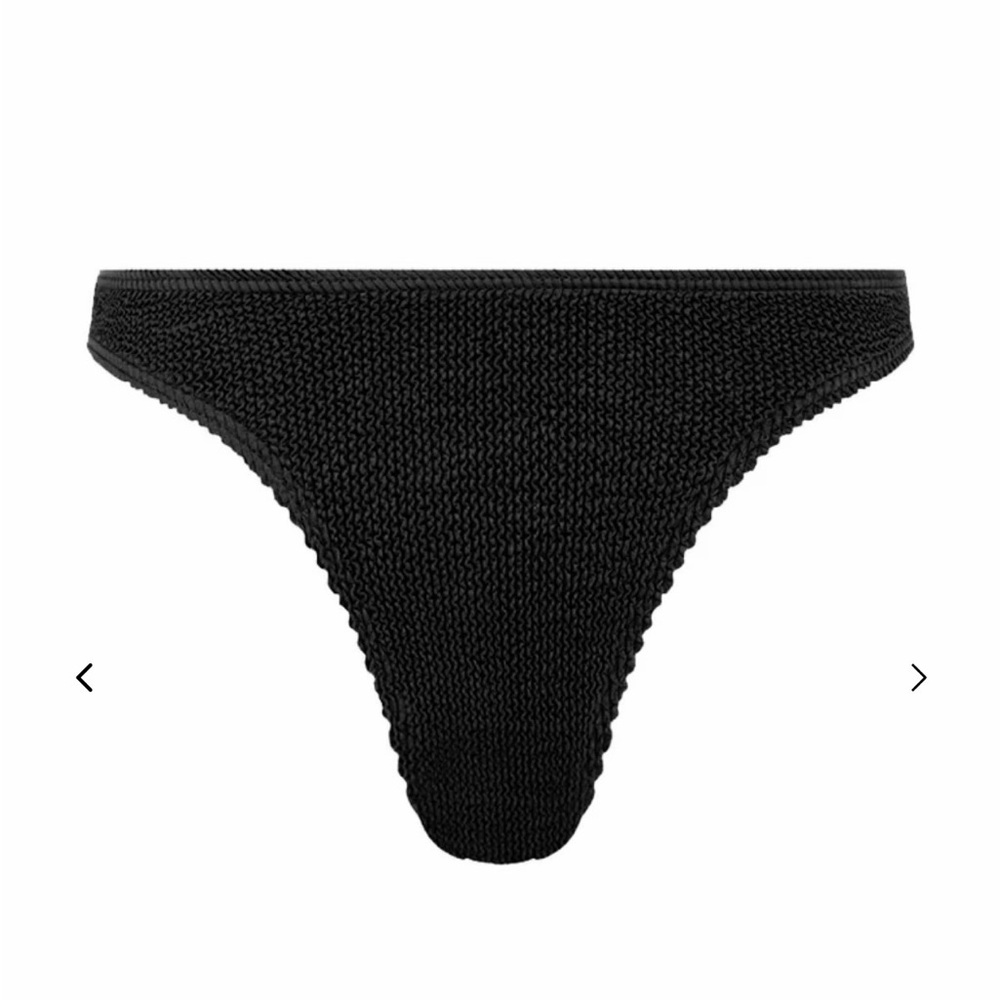 bond-eye Black Crochet Bikini Bottom